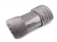 Deka fleece pírka 150x200 cm 3 šedá, 1 ks - zvětšit obrázek