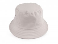 Bavlněný letní klobouk unisex 2 (vel. 56) béžová světlá, 1 ks - zvětšit obrázek