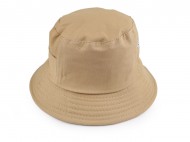 Bavlněný letní klobouk unisex 3 (vel. 56) krémová, 1 ks - zvětšit obrázek