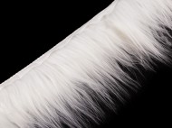 Dekorační kožešina pro výrobu skřítků a postaviček šíře 13 cm 1 Off White, 1 m - zvětšit obrázek