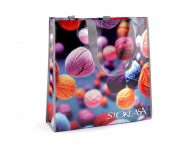 Nákupní taška Stoklasa 35x35 cm modrofialová, 1 ks - zvětšit obrázek