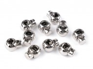 Kovové brzdičky 14x18 mm 1 nikl, 4 ks - zvětšit obrázek