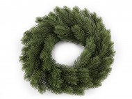 Umělý vánoční věnec 35 cm zelená, 1 ks - zvětšit obrázek