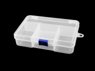 Plastový box / zásobník 3,3x9,5x14,5 cm 1 transparent, 1 ks - zvětšit obrázek