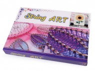 Kreativní sada String Art - tvoříme se šnůrkami 21x30 cm 3 viz foto slunečnice, 1 sada - zvětšit obrázek