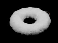 Věnec s umělou kožešinou k dotvoření 24 cm - zvětšit obrázek