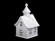 Porcelánový kostel svítící - zvětšit obrázek