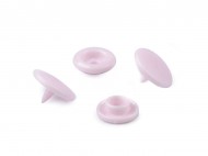 Plastové patentky / stiskací knoflíky vel. 20 2 (B21) růžová sv., 1000 sada - zvětšit obrázek