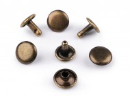 Duté nýty 10 mm oboustranné 4 staromosaz, 100 pár - zvětšit obrázek