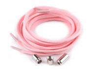 Elastické samozavazovací tkaničky délka 100 cm 4 starorůžová sv., 1 pár - zvětšit obrázek