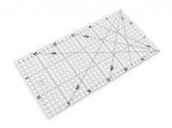 Pravtko na patchwork 15x30 cm transparent, 1 ks - zvtit obrzek