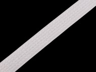 Suchý zip háček a plyš na stejné straně šíře 20 mm 2 bílá, 1 m - zvětšit obrázek
