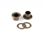 Průchodky s podložkou vnitřní 8 mm / vnější 14 mm 2 staromosaz, 20 pár - zvětšit obrázek