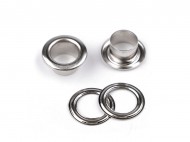 Průchodky s podložkou vnitřní 10 mm / vnější 17 mm nikl, 20 pár - zvětšit obrázek