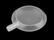 Pískátko do textilních výrobků ploché 42 mm transparent, 5 ks - zvětšit obrázek