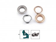 Průchodky s podložkou vnitřní 10 mm / vnější 17 mm matné