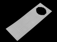 Plastová kanava / mřížka vyšívací záložka do knihy 8,7x24,8 cm - zvětšit obrázek