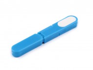 Nůžky cvakačky délka 12 cm 3 modrá, 1 ks - zvětšit obrázek