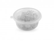 Spirálové špendlíky do čalounění transparent, 1 krab. - zvětšit obrázek