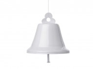 Kovový zvoneček 65 mm 1 bílá, 1 ks - zvětšit obrázek