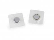 Skryté magnetické zapínání k našití 12 mm 2 transparent čtverec, 10 pár - zvětšit obrázek