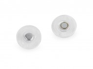 Skryté magnetické zapínání k našití 8 mm 1 transparent kulaté, 2 pár - zvětšit obrázek