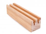 Dřevěný stojan na kruhy 5x20 cm přírodní, 1 ks - zvětšit obrázek