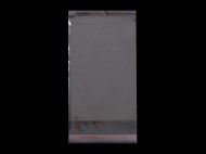 PP sáček s lepicí klopou 7x10 cm transparent, 40000 sáček - zvětšit obrázek