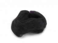 Ovčí rouno 5 g česané 12 černá, 1 sáček - zvětšit obrázek