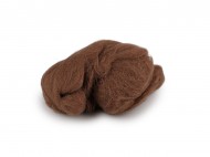 Ovčí rouno 5 g česané 16 hnědá, 1 sáček - zvětšit obrázek