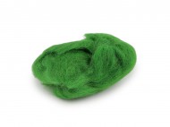 Ovčí rouno 5 g česané 15 zelená, 1 sáček - zvětšit obrázek