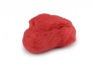 Ovčí rouno 5 g česané 13 červená, 1 sáček - zvětšit obrázek