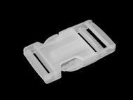 Spona trojzubec transparent šíře 25 mm, 32 mm 2 (32 mm) transparent, 20 pár - zvětšit obrázek