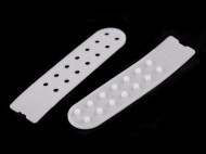 Zapínání / zkracovač na kšiltovky šíře 20 mm 1 bílá, 5 pár - zvětšit obrázek