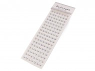 Samolepicí srdce na lepicím proužku multicolor 10 mm 1 crystal, 1 karta - zvětšit obrázek