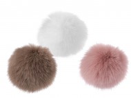 Kožešinová bambule s poutkem 12 a 14 cm