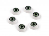 Plastové oči k nalepení 12 mm