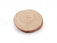 Přírodní dřevěné kolečko / podložka k domalování a dotvoření 9 cm - zvětšit obrázek