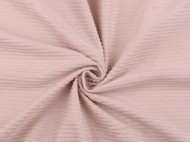 Velvet / samet oděvní s řádkovanou strukturou 4 pudrová, 1 m - zvětšit obrázek