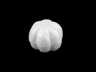 Dýně 3x3,8 cm polystyren bílá, 20 ks - zvětšit obrázek