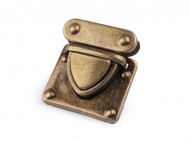 Sada zapínání na tašku 36x33 mm 2 staromosaz, 5 sada - zvětšit obrázek