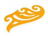 Křivítko ohebné 2 (24,5 cm) oranžovožlutá, 1 ks - zvětšit obrázek