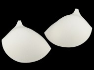 Košíčky do plavek / korzetů s perforací soft velikost 38 Off White, 25 pár - zvětšit obrázek