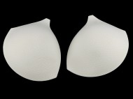 Košíčky do plavek / korzetů s perforací soft velikost 36 Off White, 1 pár - zvětšit obrázek