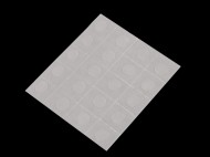 Oboustranné gelové tečky, samolepicí 12 mm transparent, 1 sáček - zvětšit obrázek