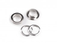 Průchodky s podložkou vnitřní 10 mm / vnější 16 mm 1 nikl, 50 pár - zvětšit obrázek