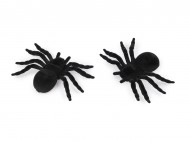 Sametový pavouk Halloween černá, 4 ks - zvětšit obrázek