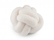 Dekorační polštář uzel boucle 20 cm 1 krémová nejsvět., 1 ks - zvětšit obrázek