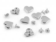 Sedlářský nýt šroubovací srdce 15x14 mm