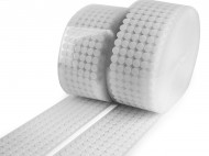 Suchý zip samolepicí kolečka komplet 10; 15 mm v rolích